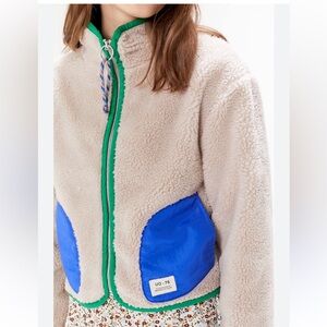 Urban Outfitters Otto Cropped Sherpa Jacket